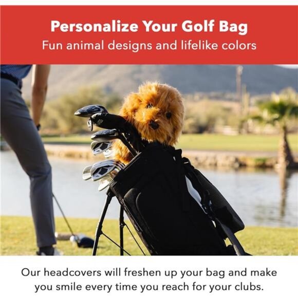 Doodle Driver Headcover | Premium Driver Headcovers | Funny Golf Club Covers - Picture 4 of 7